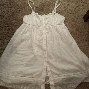 mini white urban outfitters dress